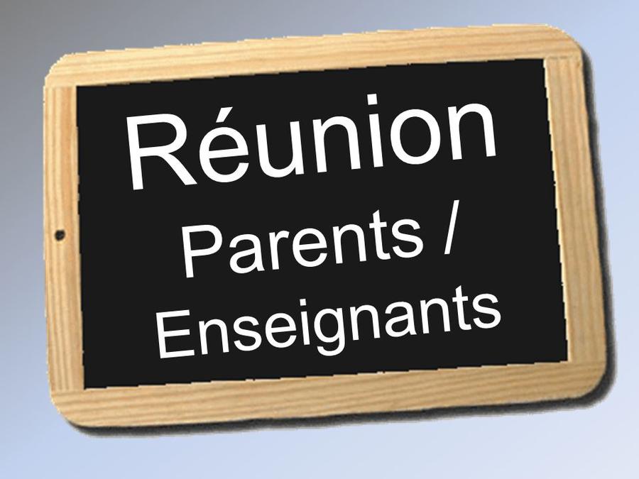 Nouveaux élèves au 25/08/2025 - Réunion « élèves/parents – enseignants »