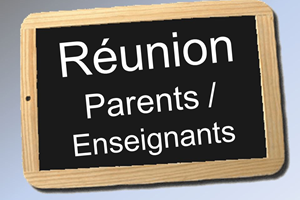 Réunion  élèves/parents - enseignants 